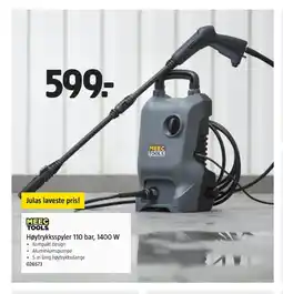 Jula MEEC TOOLS Høytrykksspyler 110 bar, 1400 W tilbud