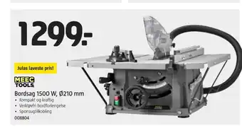 Jula MEEC TOOLS Bordsag 1500 W, 0210 mm tilbud