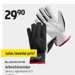 Jula Arbeidshansker Finnes i størrelsene 8-11. 007116 tilbud