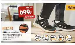 Jula Sikkerhetssandaler med rask snøring tilbud