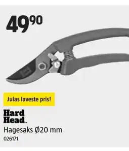 Jula Hard Head... Hagesaks 020 mm tilbud