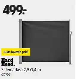 Jula Hard Head Sidemarkise tilbud