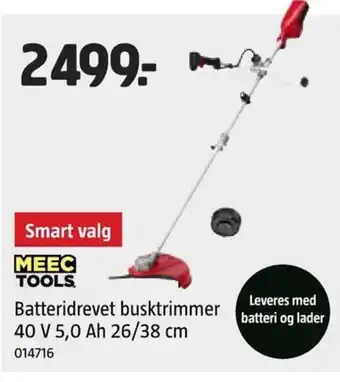 Jula MEEC TOOLS. Batteridrevet busktrimmer tilbud
