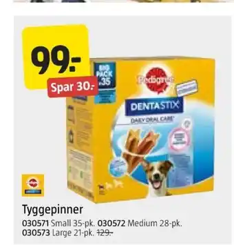 Jula Tyggepinner tilbud