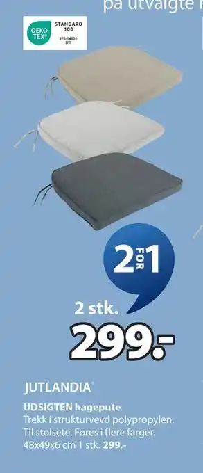 JYSK UDSIGTEN hagepute tilbud