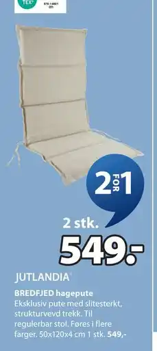 JYSK BREDFJED hagepute tilbud