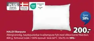 JYSK HALDI fiberpute tilbud