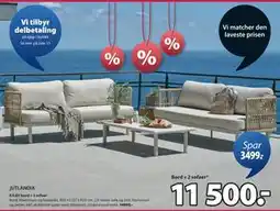 JYSK EJLBY bord + 2 sofaer tilbud