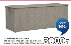 JYSK STAVERN putekasse - natur tilbud