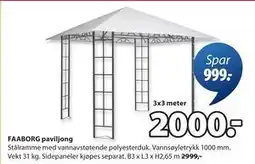 JYSK FAABORG paviljong tilbud