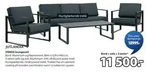 JYSK VONGE loungesett tilbud