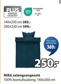 JYSK NIRA satengsengesett tilbud