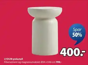 JYSK LYDUM pidestall tilbud