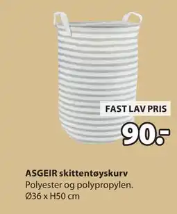 JYSK ASGEIR skittentøyskurv tilbud