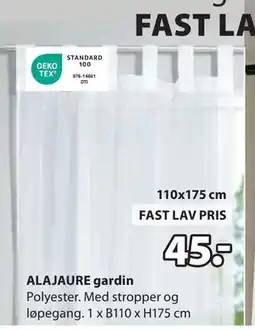 JYSK ALAJAURE gardin tilbud
