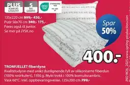 JYSK TRONFJELLET fiberdyne tilbud