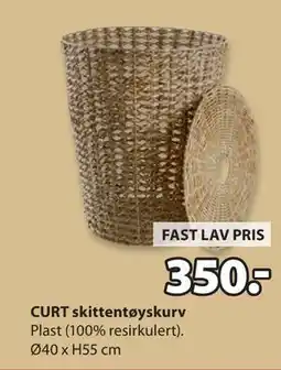 JYSK CURT skittentøyskurv tilbud