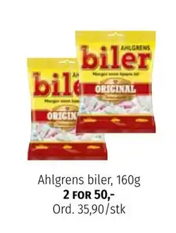 Nille Ahlgrens biler, 160g tilbud