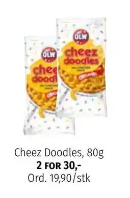 Nille Cheez Doodles, 80g tilbud