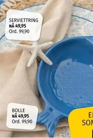 Nille SERVIETTRING tilbud