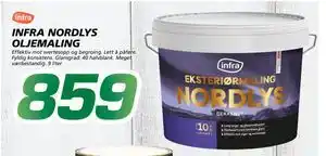 Coop Byggmix INFRA NORDLYS OLJEMALING tilbud