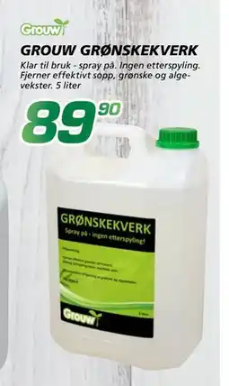 Coop Byggmix GROUW GRØNSKEKVERK tilbud