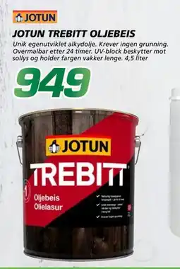Coop Byggmix JOTUN TREBITT OLJEBEIS tilbud