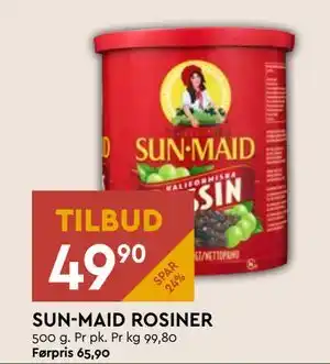 Coop Mega SUN-MAID ROSINER tilbud