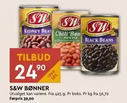 Coop Mega S&W BØNNER tilbud