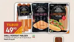 Coop Mega GRILL PERFEKT PØLSER tilbud