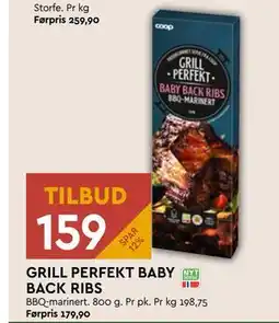 Coop Mega GRILL PERFEKT BABY BACK RIBS tilbud