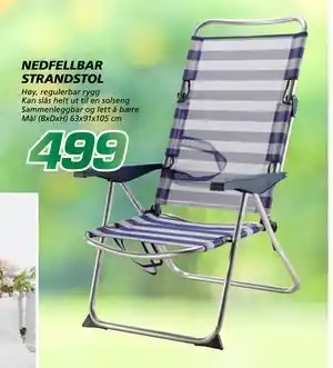 Coop Byggmix NEDFELLBAR STRANDSTOL tilbud
