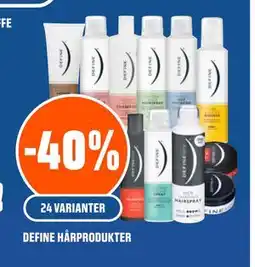 Coop Obs DEFINE HÅRPRODUKTER tilbud