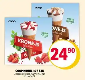 Coop Extra COOP KRONE-IS 6 STK tilbud