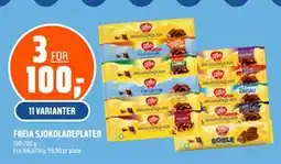 Coop Obs FREIA SJOKOLADEPLATER tilbud
