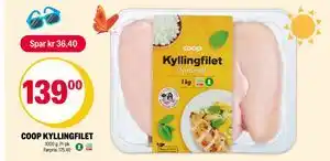 Coop Extra COOP KYLLINGFILET tilbud
