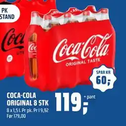 Coop Obs COCA-COLA ORIGINAL 8 STK tilbud