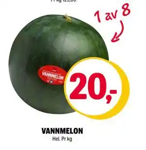 Coop Extra VANNMELON tilbud