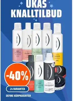 Coop Obs DEFINE HÅRPRODUKTER tilbud