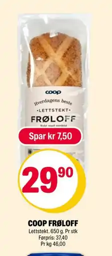 Coop Extra COOP FRØLOFF tilbud