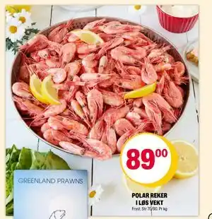 Coop Extra POLAR REKER I LØS VEKT tilbud