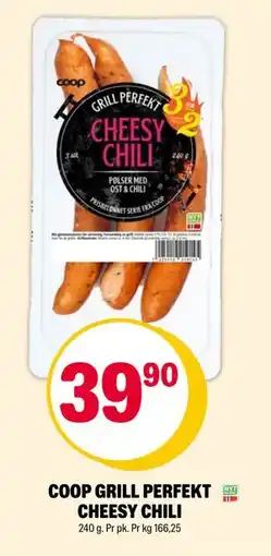 Coop Extra COOP GRILL PERFEKT CHEESY CHILI tilbud