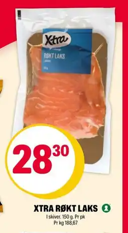 Coop Extra XTRA RØKT LAKS tilbud