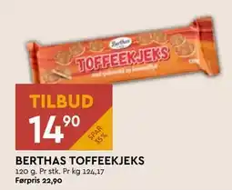 Coop Mega BERTHAS TOFFEEKJEKS tilbud