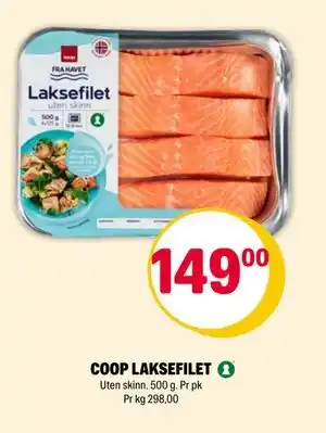 Coop Extra COOP LAKSEFILET tilbud