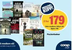Coop Extra Pocketbøker tilbud