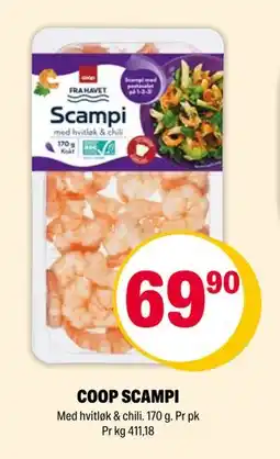 Coop Extra COOP SCAMPI tilbud
