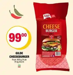 Coop Extra GILDE CHEESEBURGER tilbud