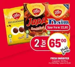 Coop Extra FREIA SMÅBITER tilbud