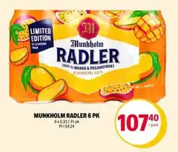 Coop Extra MUNKHOLM RADLER 6 PK tilbud